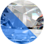 Transparent / Blue